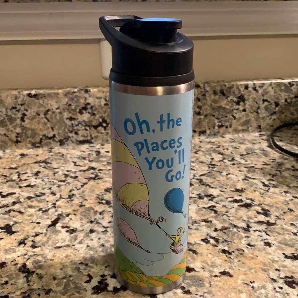 Metal Dr Suess Water Bottle